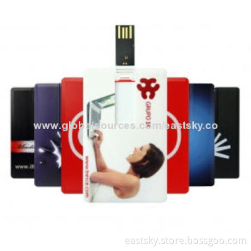 Custom Name Card USB Flash Drive with Deft Configuration, Shock-proof and Moisture-proof